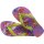 HAVAIANAS KIDS TOP FASHION LEMON GREEN/DARK PURPLE 27/28