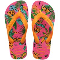 HAVAIANAS KIDS TOP FASHION PINK FLUX/POP YELLOW 27/28