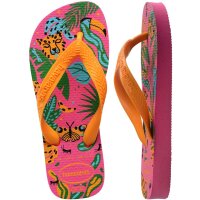 HAVAIANAS KIDS TOP FASHION PINK FLUX/POP YELLOW 27/28