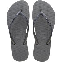 HAVAIANAS SLIM GLITTER II GREY/GRAPHITE 35/36