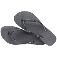 HAVAIANAS SLIM GLITTER II GREY/GRAPHITE 35/36