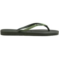 HAVAIANAS SQUARE GLITTER OLIVE GREEN 35/36