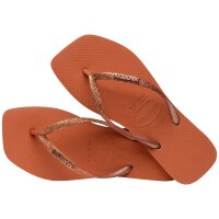 HAVAIANAS SQUARE GLITTER CERRADO ORANGE 39/40