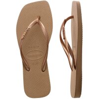 HAVAIANAS SQUARE LOGO METALLIC ROSE GOLD/ROSE GOLD 35/36