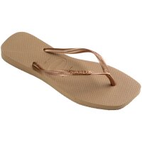 HAVAIANAS SQUARE LOGO METALLIC ROSE GOLD/ROSE GOLD 35/36