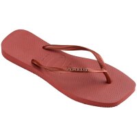 HAVAIANAS SQUARE LOGO METALLIC MAHOGANY 35/36