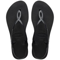 HAVAIANAS LUNA FLATFORM BLACK 37/38