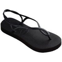 HAVAIANAS LUNA FLATFORM BLACK 37/38