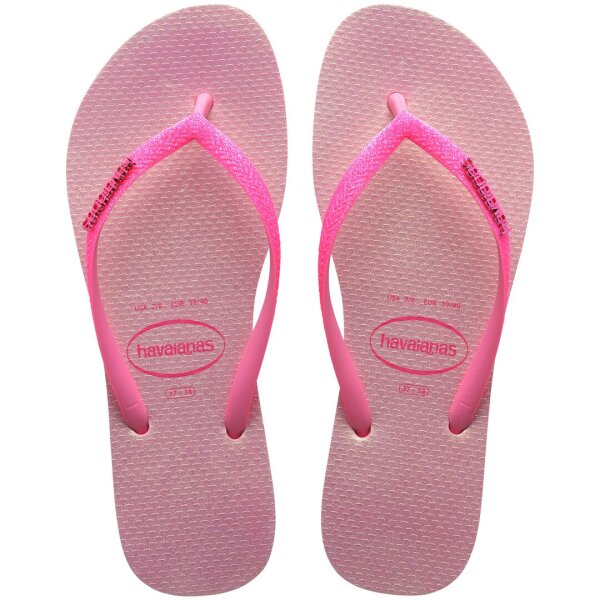 HAVAIANAS SLIM GLITTER IRIDESCENT PINK LEMONADE 35/36