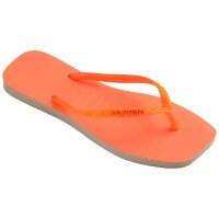 HAVAIANAS SQUARE GLITTER NEON BEIGE/ORANGE 35/36