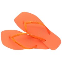 HAVAIANAS SQUARE GLITTER NEON BEIGE/ORANGE 37/38