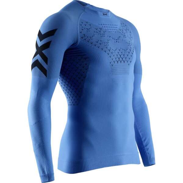 X-BIONIC® TWYCE 4.0 RUNNING SHIRT LG SL MEN TWYCE BLUE/OPAL BLACK S