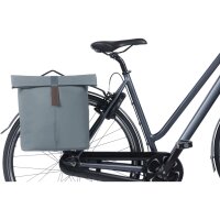 Basil City Double Pannier Bag MIK Doppeltasche blau