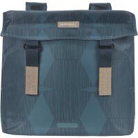 Basil Elegance Doppeltasche blau