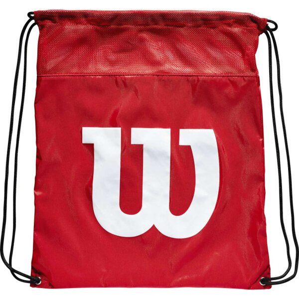 Wilson W CINCH BAG RED/WHITE