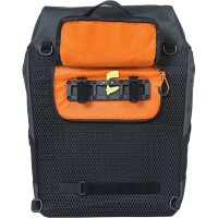 Basil Miles Rucksack schwarz,orange