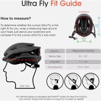 Lumos Fahrradhelm Ultra Fly + Firefly stealth bk M/L