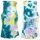 Injinji GRIP TOELESS MINI-CREW TEAL SWIRL S/M